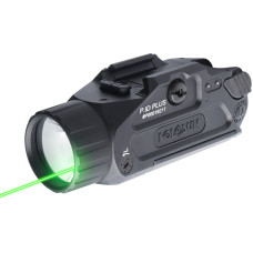 Holosun - Taktiskā ieroča lukturītis Plus - 20 000 cd - Zaļš lāzers - Melns - P.ID Plus