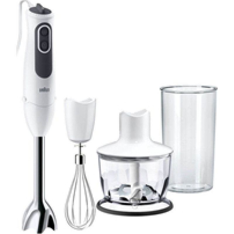 Braun Hand Blender MQ 3135 MultiQuick 3 Vario Hand Blender  750 W  Number of speeds 11  Turbo mode  Chopper  White