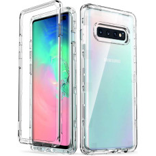 Fusion Ultra Back Case 0.5 mm Izturīgs Silikona Aizsargapvalks Priekš Samsung G975 Galaxy S10 Plus Caurspīdīgs