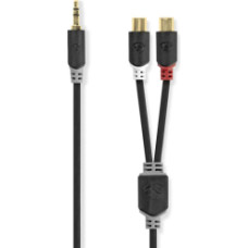 Adapteris Nedis 3.5mm M - 2x RCA F 0.2m