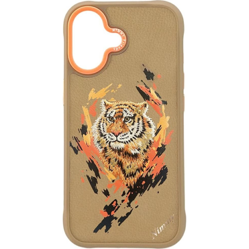 Nimmy Tiger MagSafe case for iPhone 17 light brown