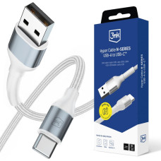 3Mk Protection 3mk Hyper Cable N-SERIES USB-A | USB-C 1m 9V|2A 18W | white