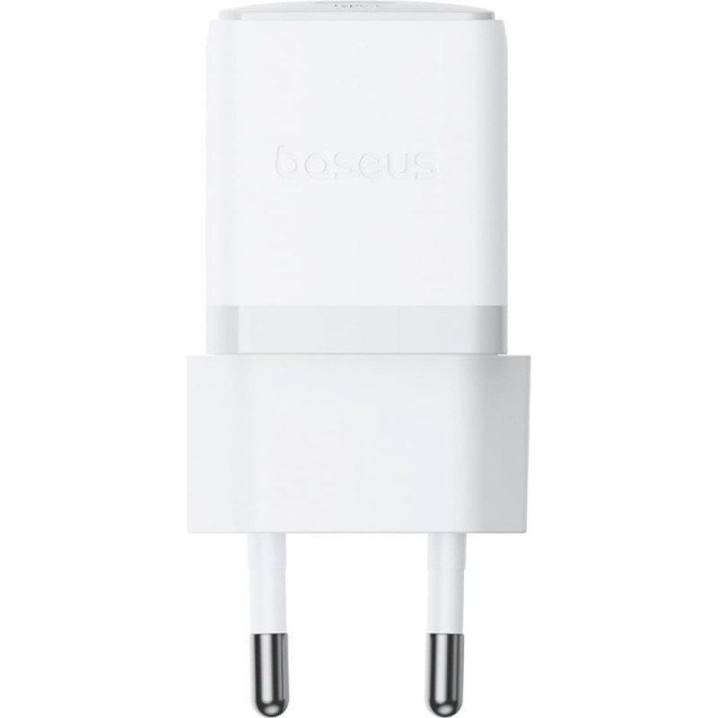 Baseus Palm 1C 20W sienas lādētājs ar 60W 1m USB-C kabeli - balts
