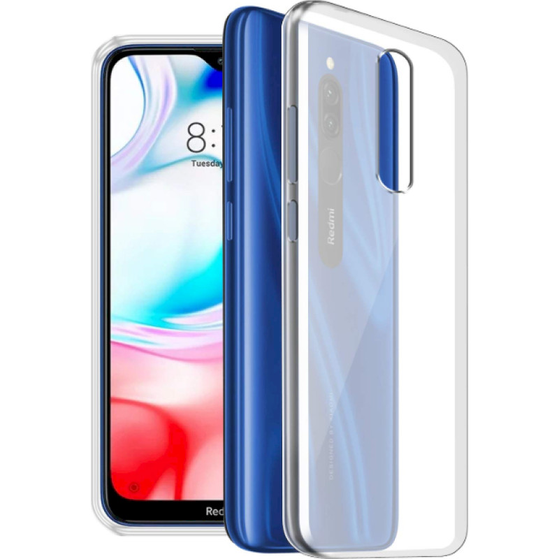 Fusion Ultra Back Case 2 mm Izturīgs Silikona Aizsargapvalks Priekš Xiaomi Redmi 8 | 8A Caurspīdīgs