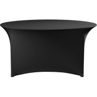 Hendi Apaļš ēdināšanas galdauts, diametrs 150x76 cm - melns