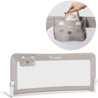 Nukido Drošības margas gultai 150 x 66 x 35 cm pelēkas