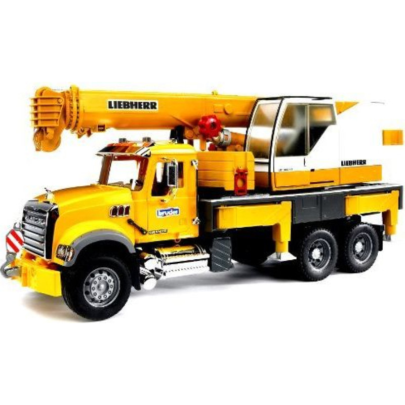 Bruder MACK Granite Liebherr Crane truck