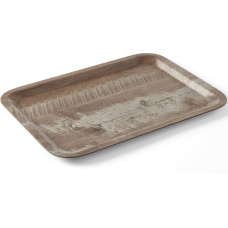 Amer Box Taisnstūra neslīdo&scaron;a servē&scaron;anas paplāte 240x340 mm - tum&scaron;s koks