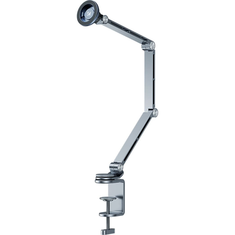 Wozinsky 360 grādu salokāms magnētisks galda turētājs tālrunim un plan&scaron;etdatoram - pelēks