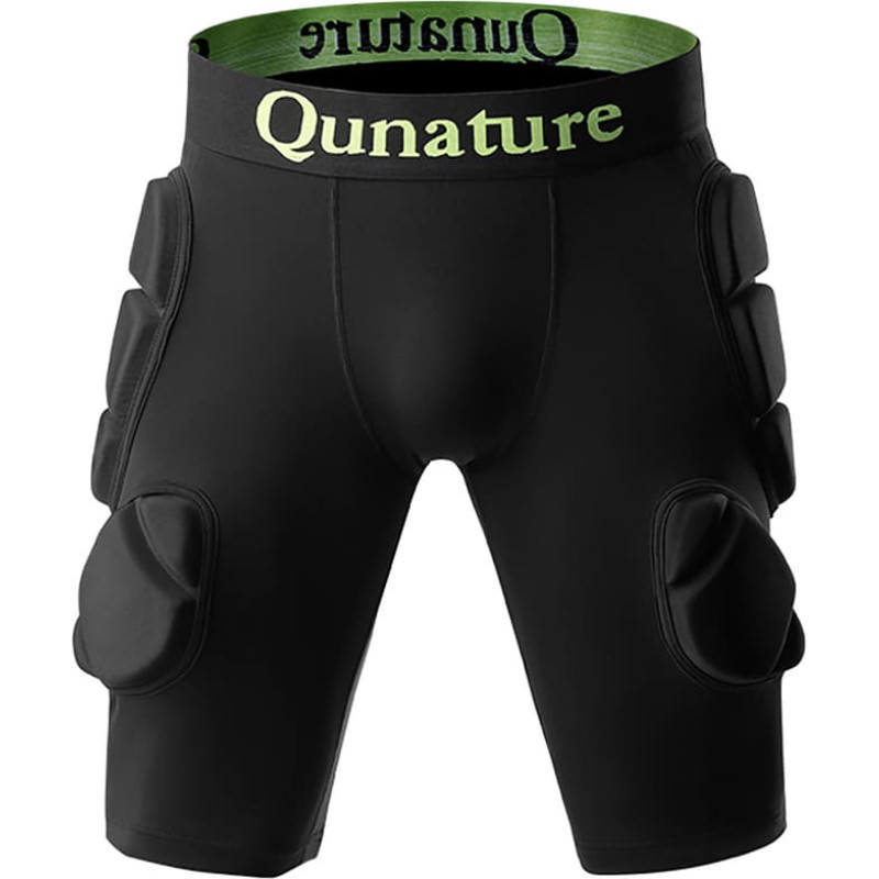 Qunature Ski Hip Protectors - Advanced L Skis, Snowboard, Skates - Black