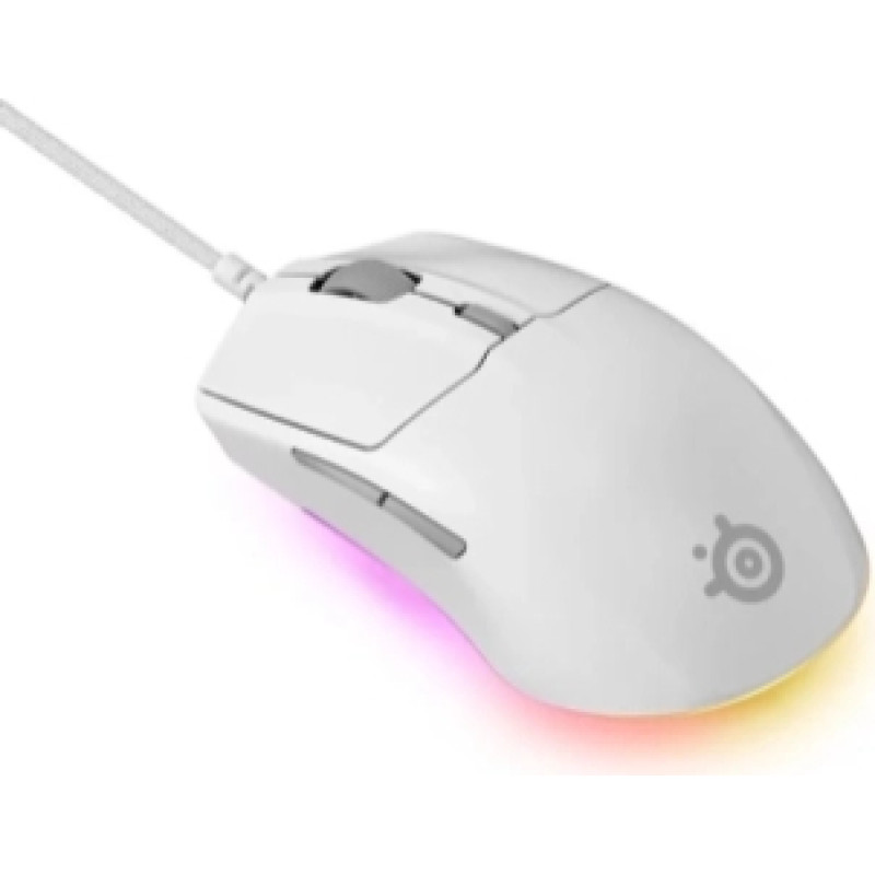 Datorpele SteelSeries Rival 3 Gen 2 White