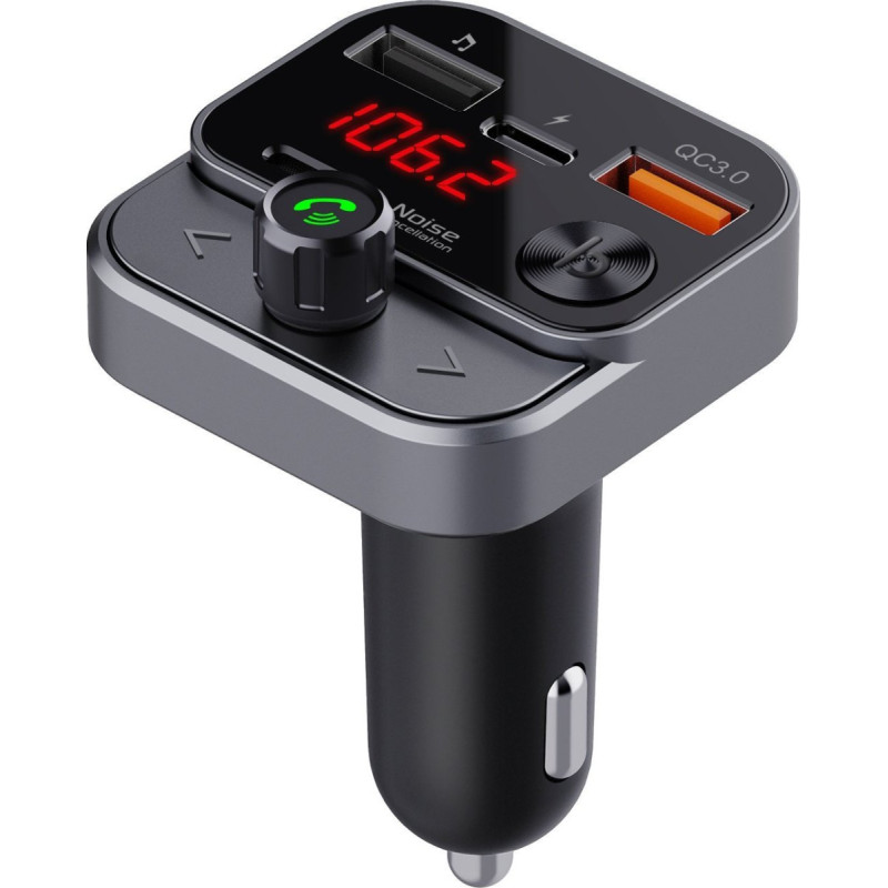 Swissten FM Transmitter 2xUSB-A | USB-C | 30W