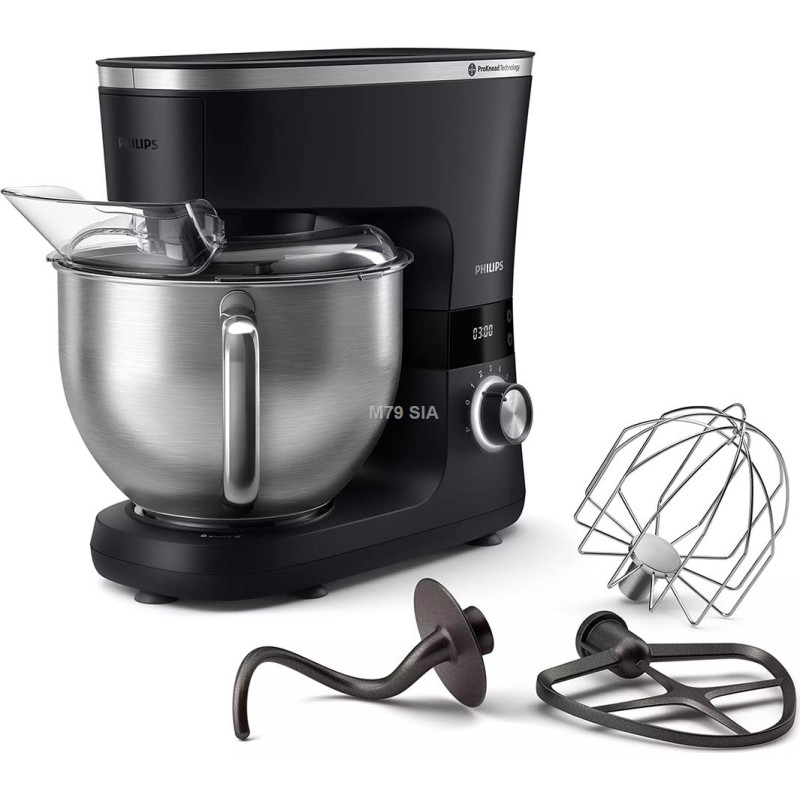 PHILIPS Virtuves kombains  1000W  melns HR7962|01