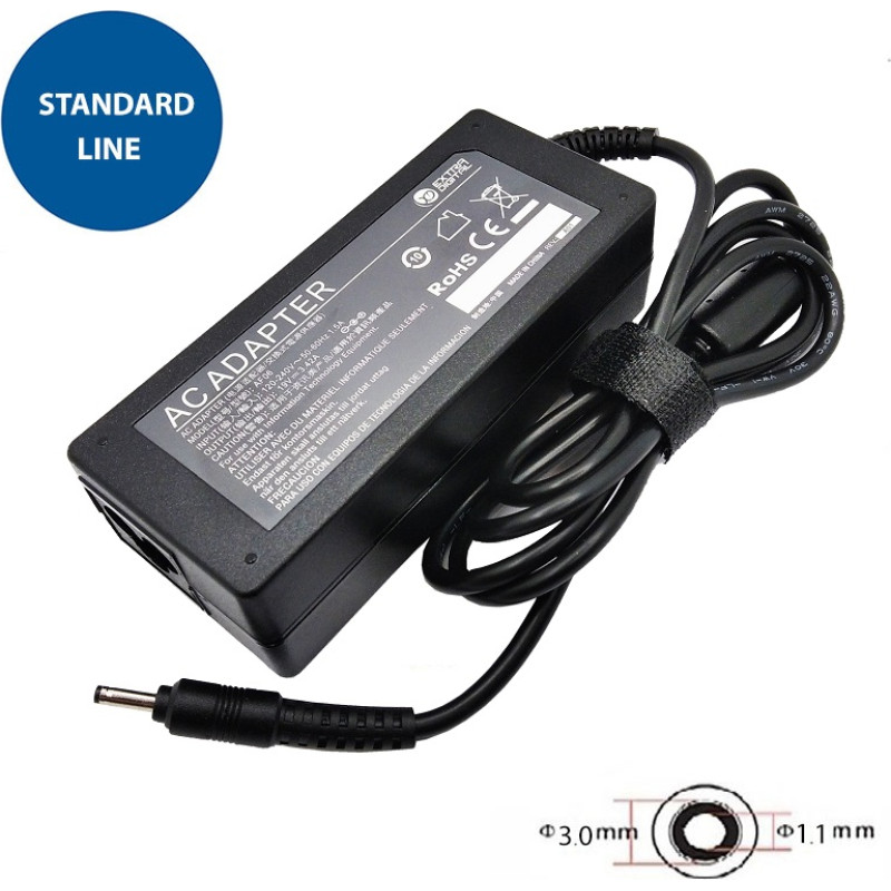 Extradigital Klēpjdatora strāvas adapteris ACER 65W: 19V, 3.42A