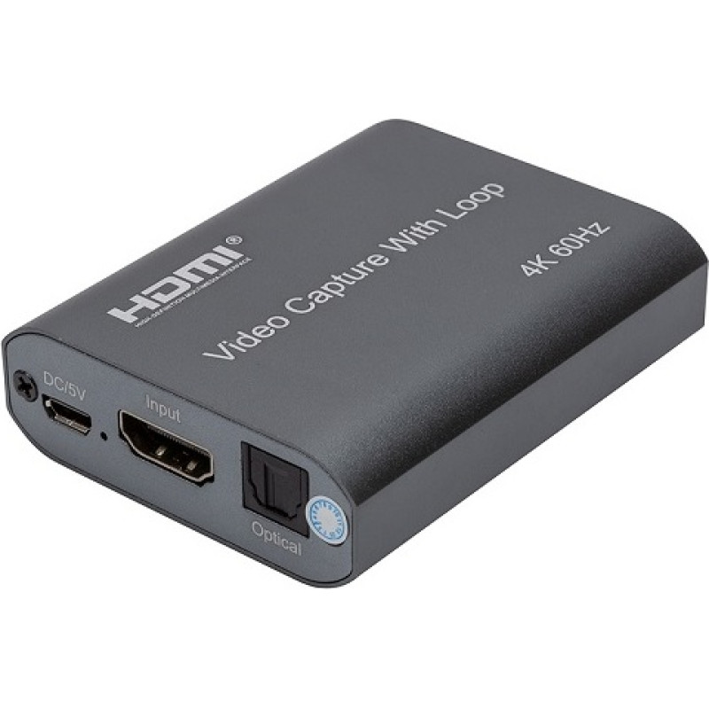 EXD Video ierakstī&scaron;ana ar cilpas HDMI USB2.0, 4K 60Hz