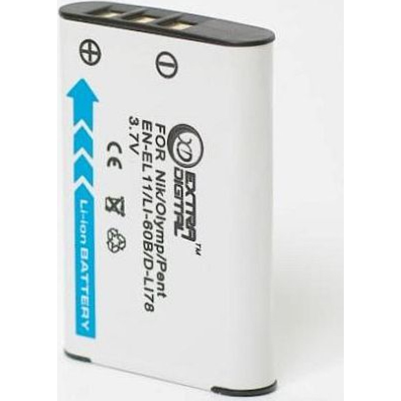 Extradigital Nikon, akumulators EN-EL11, D-Li78, DB-80, Li-60B