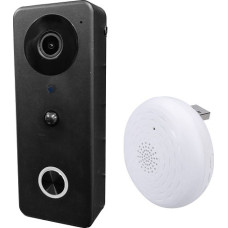 Tuya Viedais video durvju zvans, akumulatora kamera, Tuya, Wi-Fi, atbloķē&scaron;ana