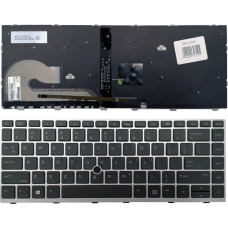 HP Tastatūra HP: EliteBook 840 G5 846 G5 745 G5 (sudrabaina, ar fona apgaismojumu)