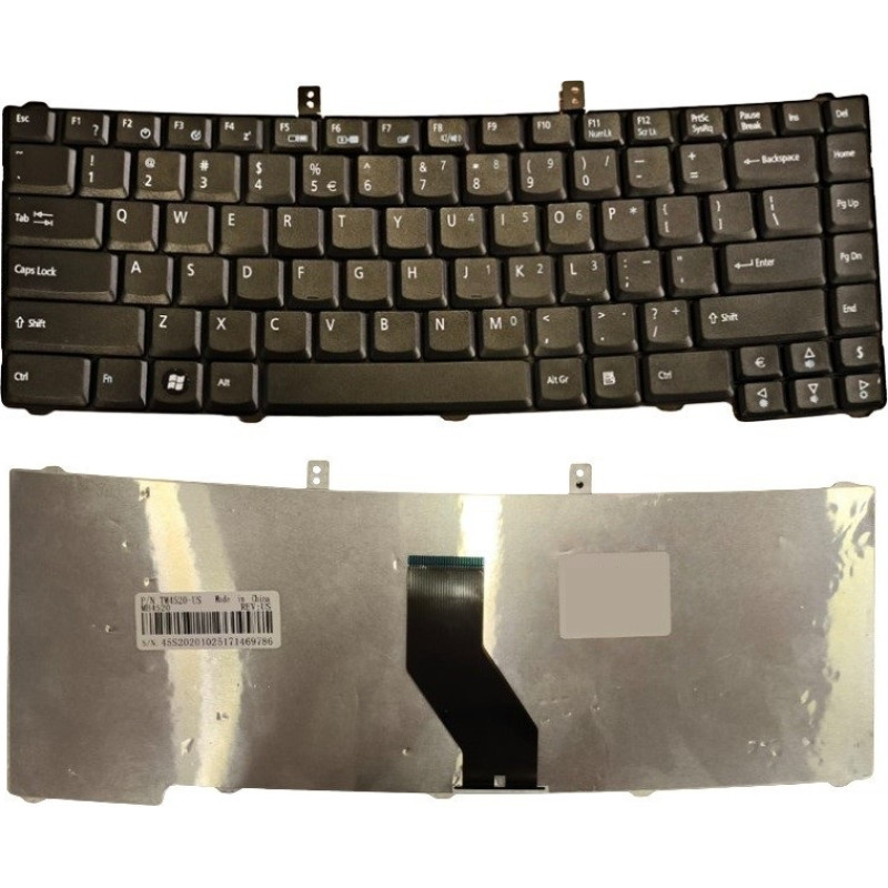 Acer tastatūra: TM4320, TM5710, 4630Z, 4620Z, 5530G, 4730, ASV