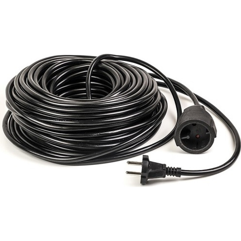 EXD Pagarinātājs 10m, 1 ligzda, 2x1.0mm2