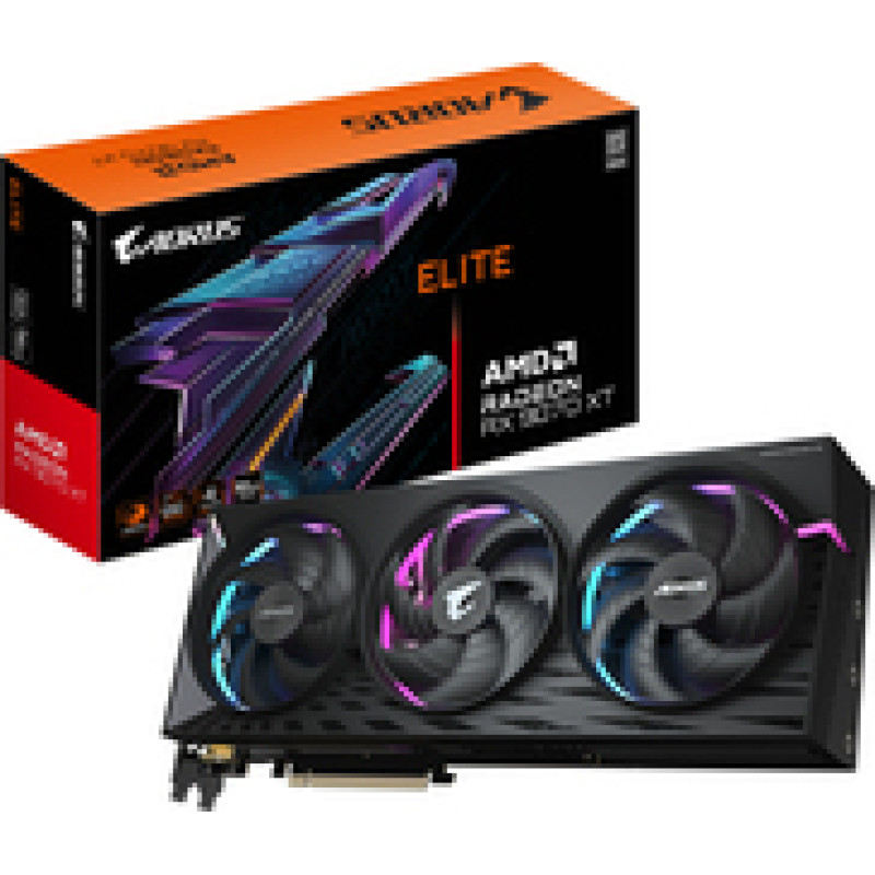 Gigabyte AORUS Radeon RX 9070 XT Elite 16GB GDDR6 (GV-R9070XTAORUS E-16GD)
