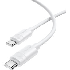 Borofone Cable BX123 Leya - Type C to Type C - PD 60W 3A 1 metre white