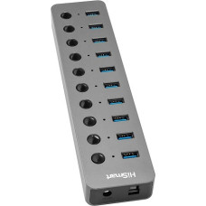 Hismart Adapteris USB A tipa 3.0 - 10 x USB 3.0