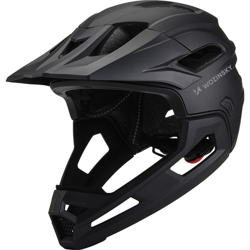 Wozinsky Lightweight Full Face Bike Helmet L - Black