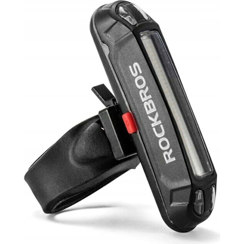 Rockbros Velosipēda aizmugurējais lukturis zem sēdekļa, sarkans, ūdensizturīgs, USB-A