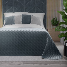 Dekoratīvs gultas pārklājs 170x210 063 zils Velvi