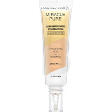 Max Factor Miracle Pure Skin-Improving Foundation ilgnoturīgs grims ar mitrino&scaron;u efektu 75 Golden 30 ml