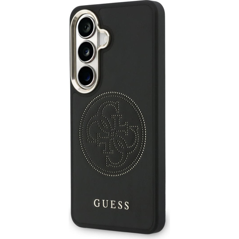 Guess PU Perforated 4G Logo Magnetic Case for Samsung Galaxy S26 Black