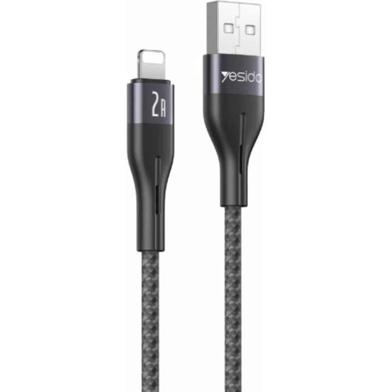 Yesido CABLE CA121 18W USB|LIGHTNING  1M 2A BLACK