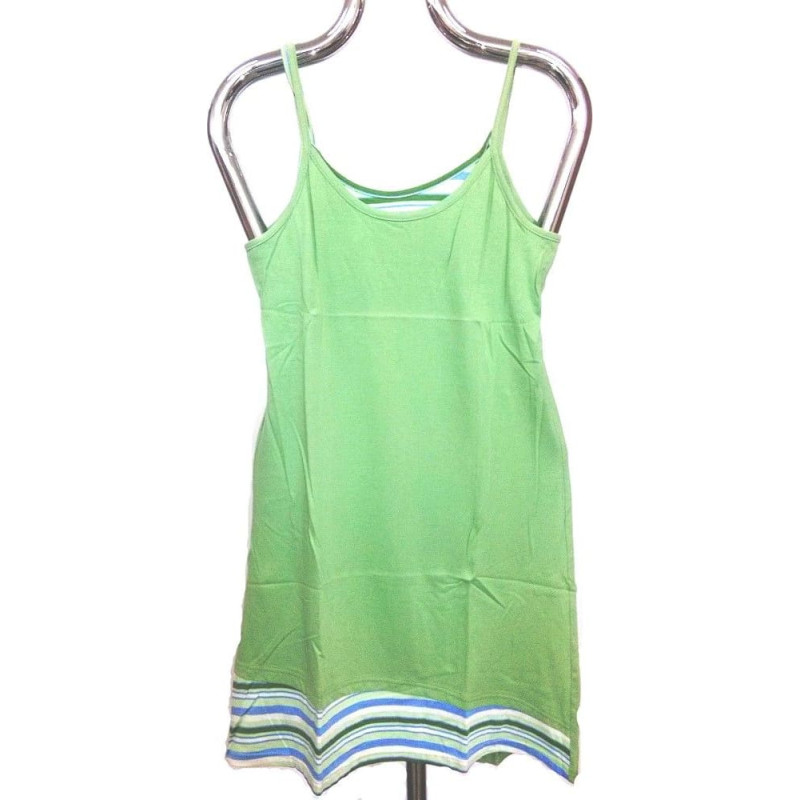 Sieviešu svītrains krekls 42S zaļas lencītes