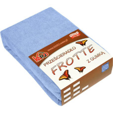 Frotē pieguļošs palags 70x140 zils 028 biezs 200g/m2