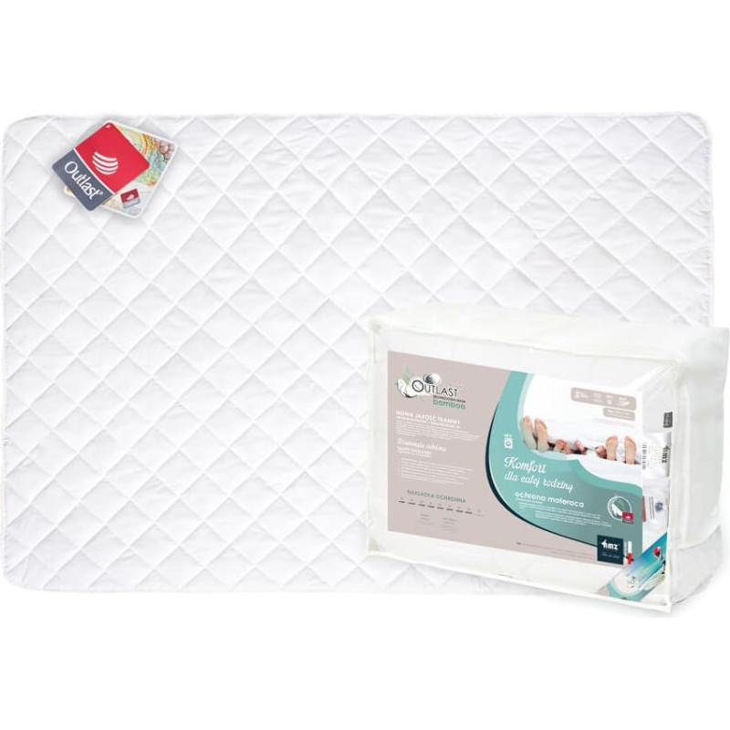 Antialerģisks pārklājums 140x200 outlast + bambuss baltam matracim