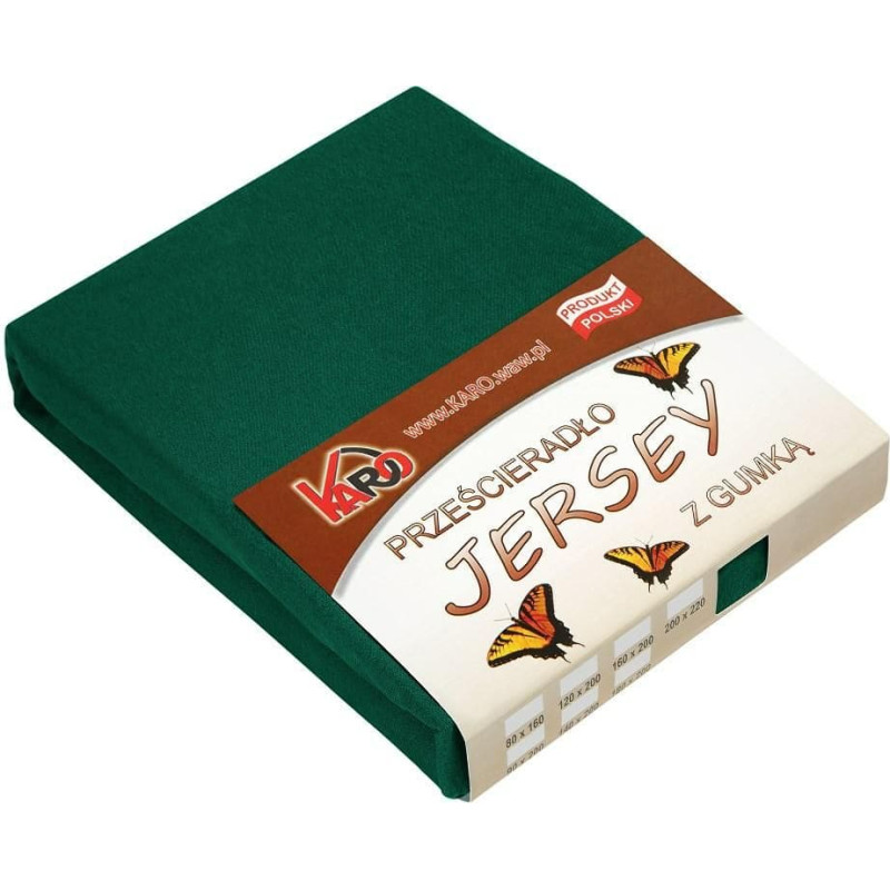 Džersija loksne 220x240 pudele zaļa 074 bieza 150g/m2