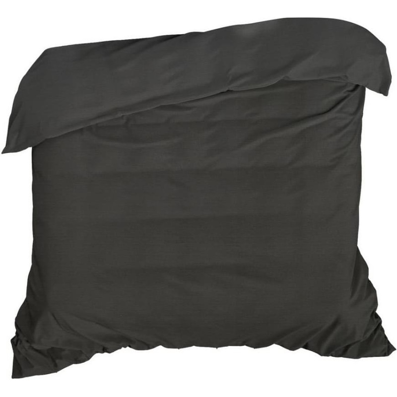 Kokvilnas segas pārvalks 160x200 Nova C melns