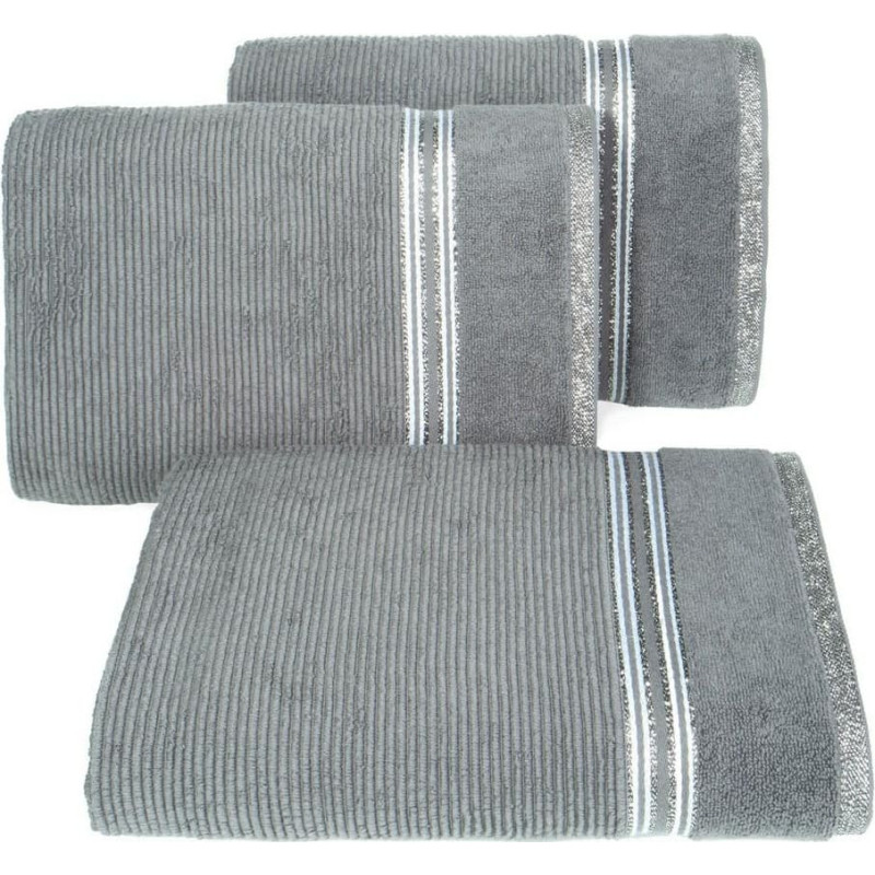 Dvielis 50x90 Filon 03 sudrabs 530g/m2