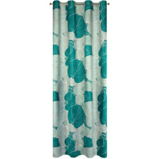 Aizkars 140x250 Salvia 4 zaļas piparmētru lapas, gatavas velūra ierobežotai kolekcijai