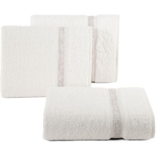 Krēmkrāsas dvielis 70x140 Altea ar dekoratīvu apmali un melanža frotē sloksni 500 g/m2