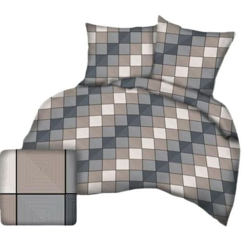 Mizas pakaiši 200x220 kvadrātveida režģa ģeometrija 3D-1112E