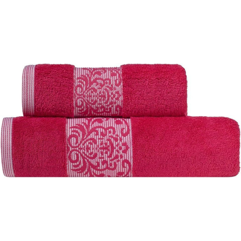 Dvielis Gloria 70x140 fuksijas 500 g/m2 frotē