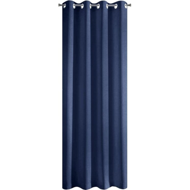 Gatavs aizkars rita 140x250 cm tumši zils