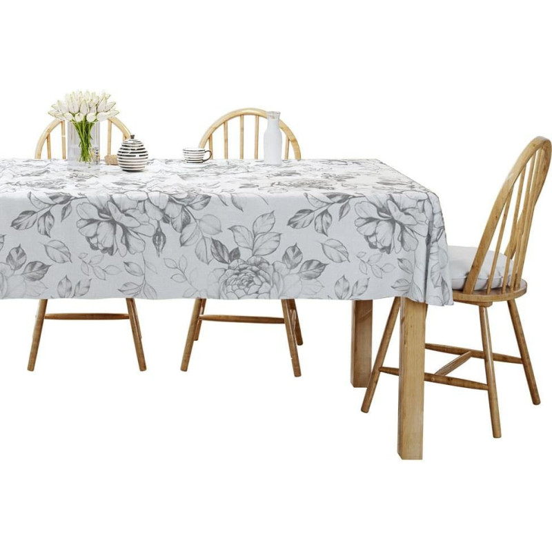 Galdauts 140x180 pelēki ziedi 4268 A Panama 17