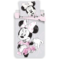 Kokvilnas gultas veļa 140x200 Mini Mouse 1575 Minnie Mouse spilvendrāna 70x90 JF 02