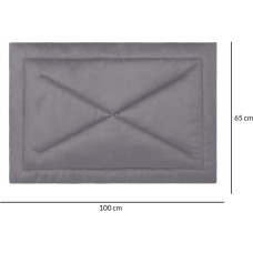 Suņu gultas paklājiņš 65x100 Charlie Velvet pelēks ūdensizturīgs Doggy