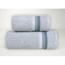 Ombre dvielis 70x140 gaiši pelēks 450g/m2 Frotex