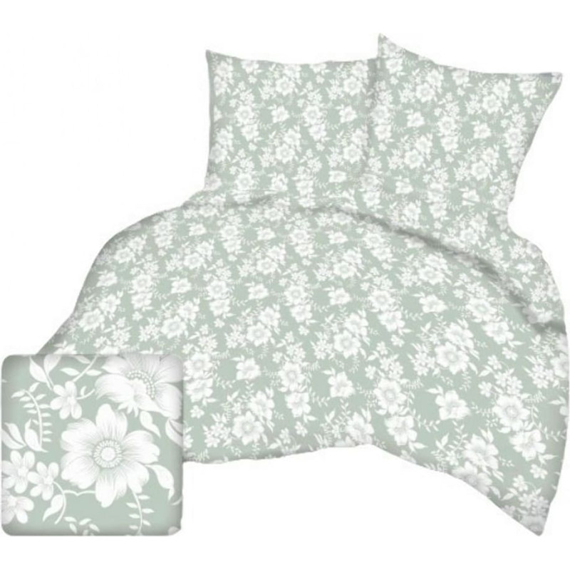 Mizas spilvendrāna 40x40 zaļie salvijas ziedi A1034 Kora 23