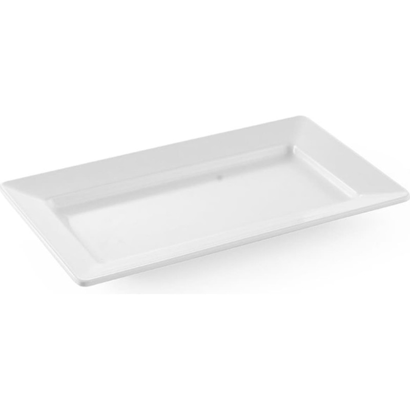 Hendi Taisnstūra melamīna &scaron;ķīvis 49,5x27cm H 5,6cm balts - 561515